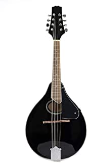 BLKykll Instrumento de Cuerdas de la mandolina Ajustable- Sunburst 8 Cuerdas de la mandolina Tilo Instrumento Musical con Palo de Rosa con Cuerdas de Acero Jugar Regalo para los Amantes de la musica