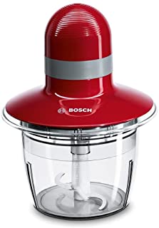 Bosch MMR08R2 - Picadora- 400 W- Capacidad 1.3 litros- color rojo