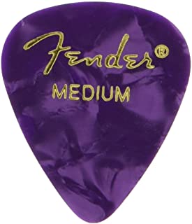 Fender 351 Shape Premium - Puas para guitarra electrica- acustica y mandolina (12 unidades)