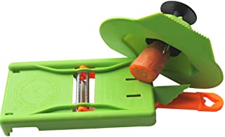 josko Productos Rallador de verduras- pelador y en juliana Cortador con proteccion para los dedos- color naranja-verde