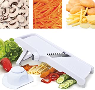Mandolina para rebanar frutas y verduras de Top Home Solutions- rebana- corta- pica y pela. utensilio profesional para el hogar