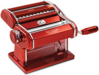 Marcato 08 0163 14 00 Atlas 150 Wellness - Maquina para Pasta Modelo Original Italiano- Color Rojo