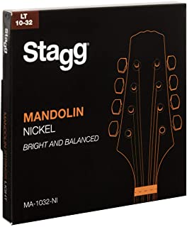 Stagg Mandolina (Juego de 4 STR-niquel-LT